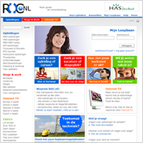 Screenshot website roc.nl